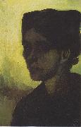 Vincent Van Gogh Head of a young peasant woman with a dark hood Sweden oil painting artist